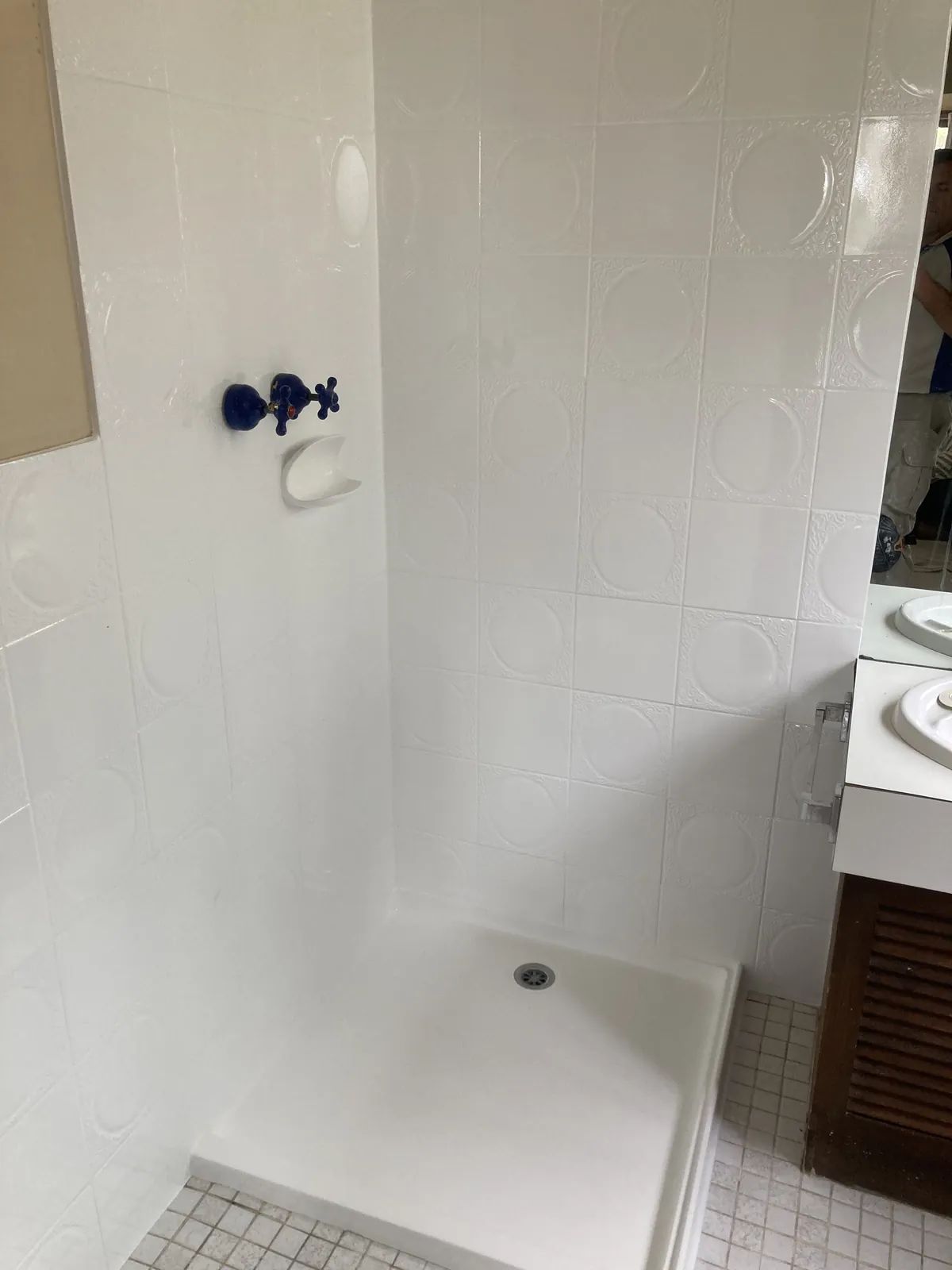 After: a shower